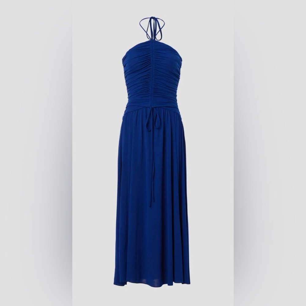 Zac Posen Matte Jersey Halter Gown Size 12 $695 NWT - Picture 4 of 7